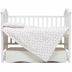 Змінна постіль 3 ел Twins Satin Limited 3026-TSL-12 cherry